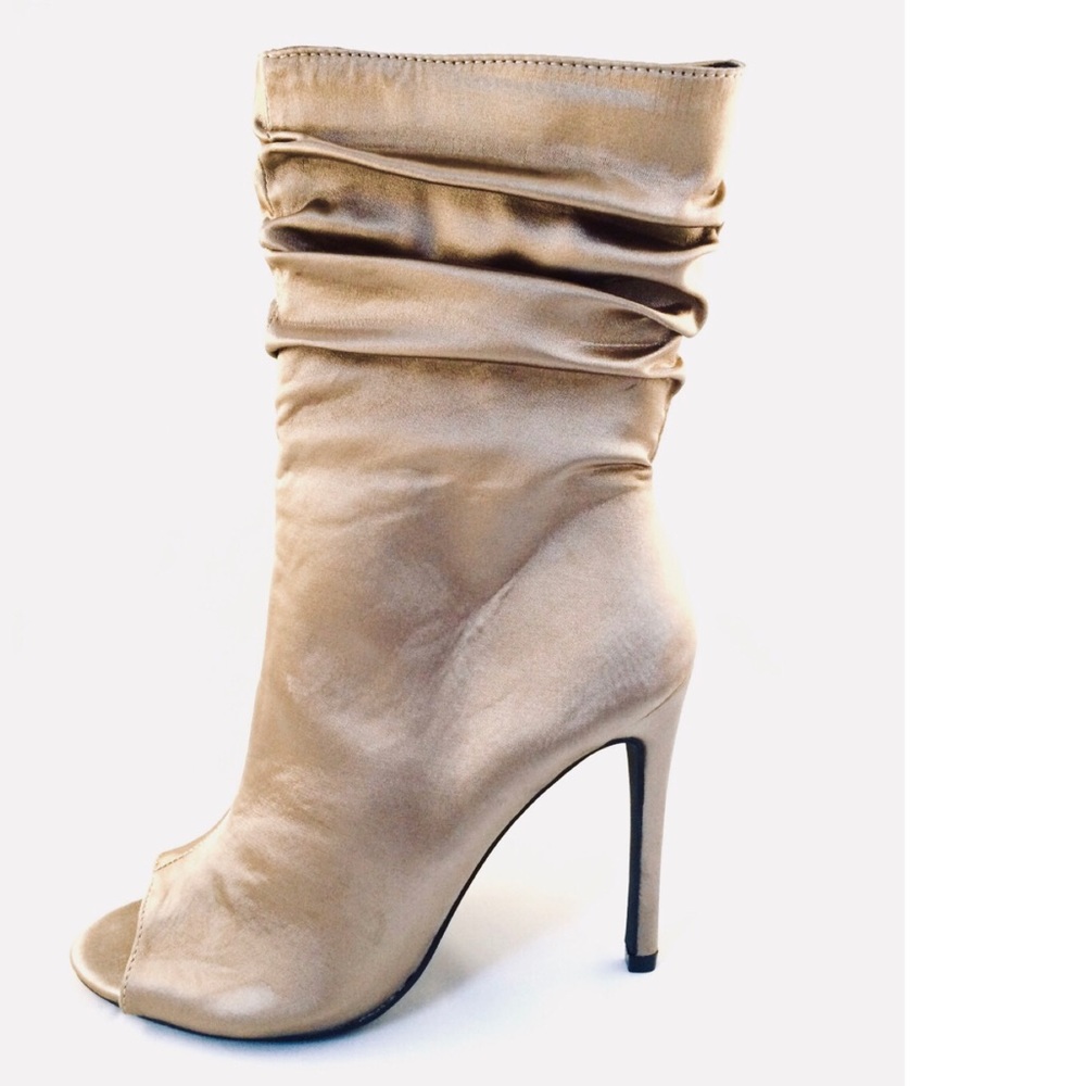 Peeptoe Boots